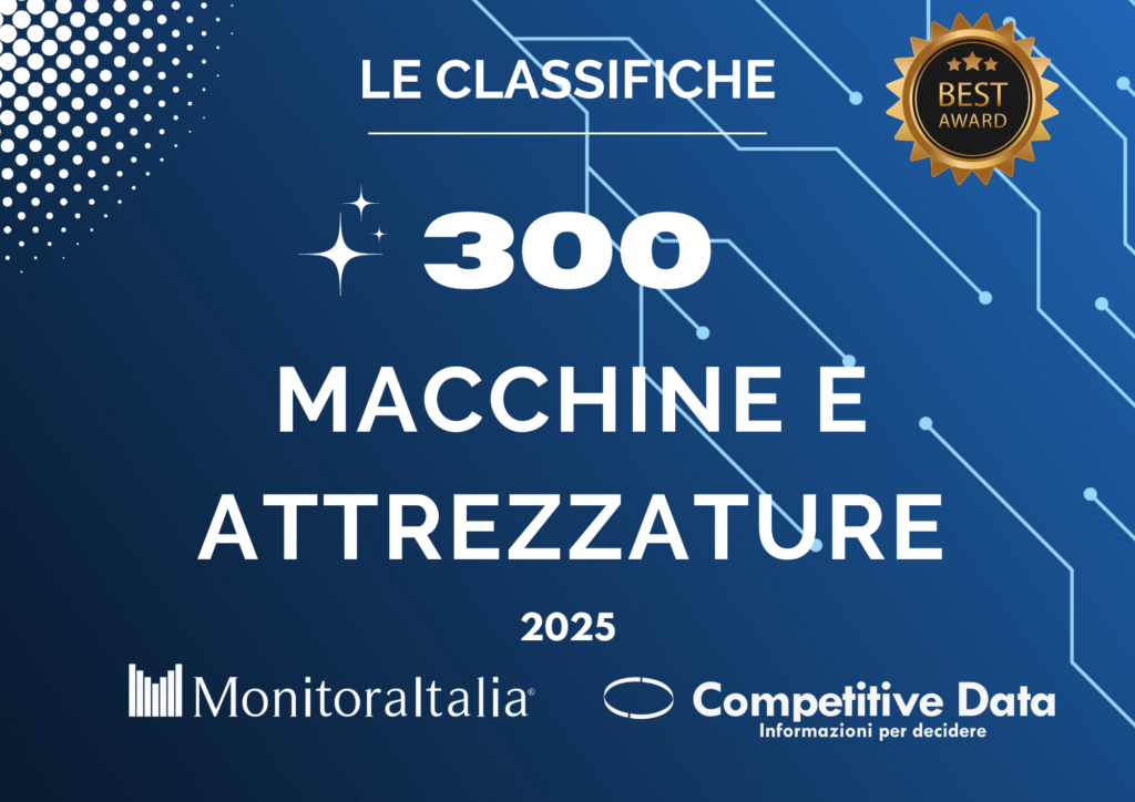 fatturato delle prime 300 aziende produttrici di macchine e attrezzature